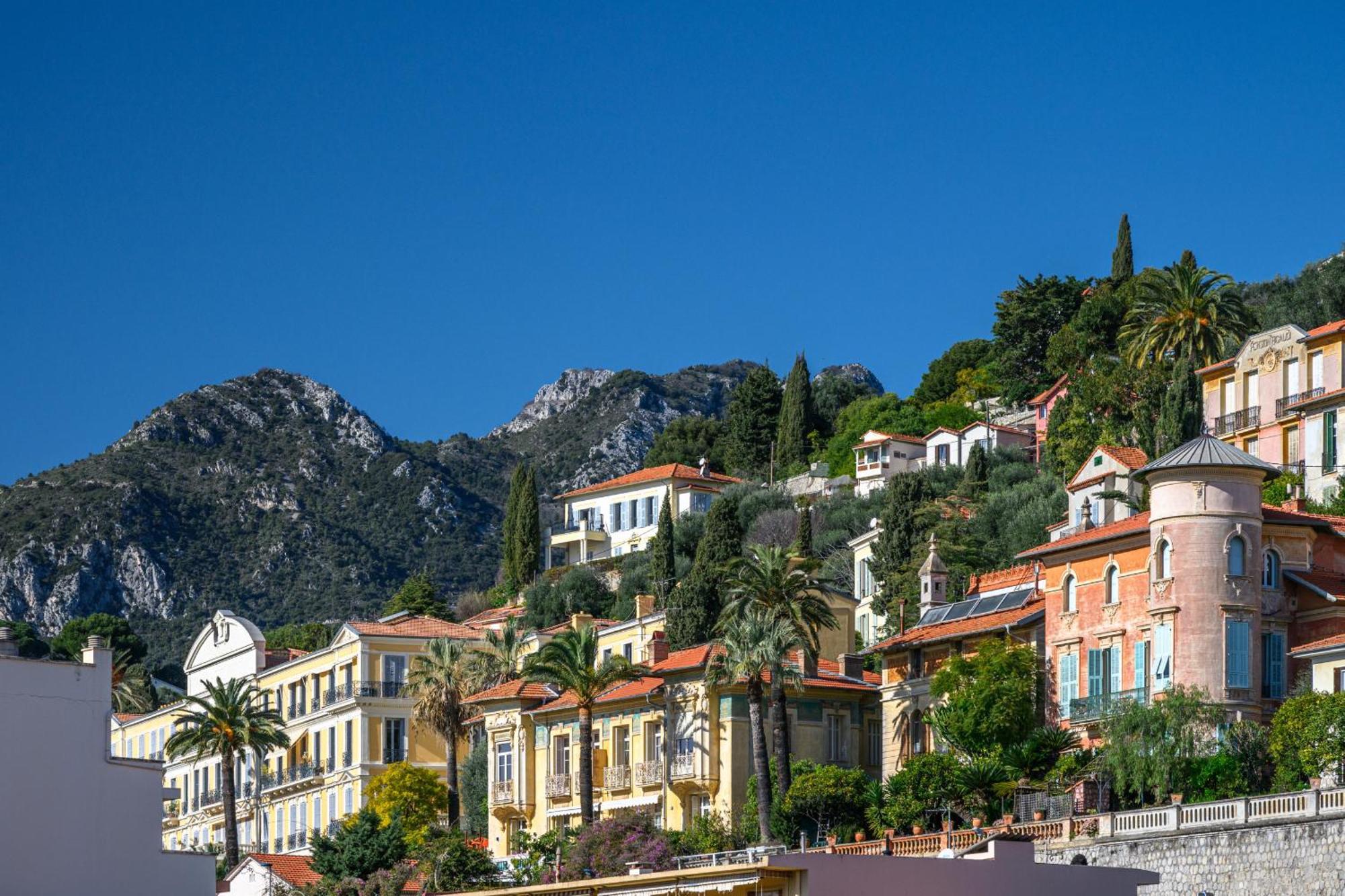 "Charmant Studio" Plein Centre, Calme, Terrasse Menton Exterior foto