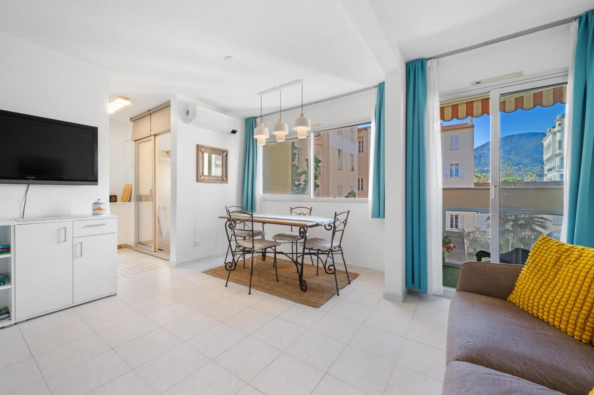 "Charmant Studio" Plein Centre, Calme, Terrasse Menton Exterior foto